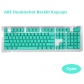 104+4 Backlit ABS Doubleshot Keycaps OEM Profile DIY Colorway for Mechanical Gaming Keyboard ANSI / ISO Layout